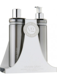 Набір для догляду за тілом Set Grey Crystals Shower Gel + Body Lotion за ціною 581₴  у категорії Набори для тіла Бренд Vivian Gray