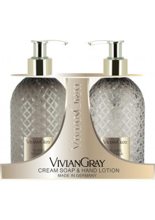 Набір для догляду за шкірою рук Set Ylang & Vanilla Cream Soap + Hand Lotion за ціною 560₴  у категорії Набори для тіла Бренд Vivian Gray