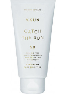 Купити V.SUN Сонцезахисний крем для обличчя Sun Cream Face Sensitive Perfume Free SPF 50 вигідна ціна