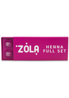 Купити ZOLA Набір хни для фарбування брів Henna Full Set Of All 10 Shades вигідна ціна