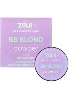 Освітлювальна фіолетова пудра для брів BB Powder за ціною 250₴  у категорії Українська косметика Об `єм 10 гр