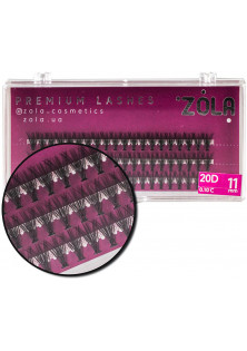 Вії-пучки 11 мм Bundles 20D за ціною 90₴  у категорії Українська косметика Бренд ZOLA