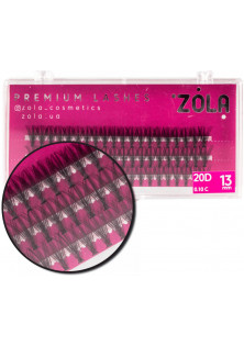 Вії-пучки 13 мм Bundles 20D за ціною 90₴  у категорії Українська косметика Бренд ZOLA