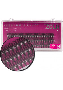 Купить ZOLA Ресницы-пучки 14 мм Bundles 20D выгодная цена