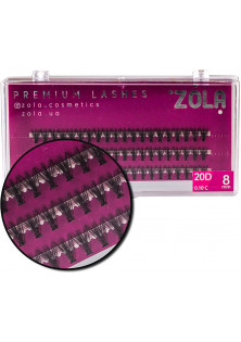 Вії-пучки 8 мм Bundles 20D за ціною 90₴  у категорії Українська косметика Бренд ZOLA