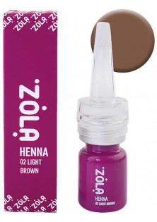 Купити ZOLA Хна для фарбування брів Henna 02 Light Brown вигідна ціна