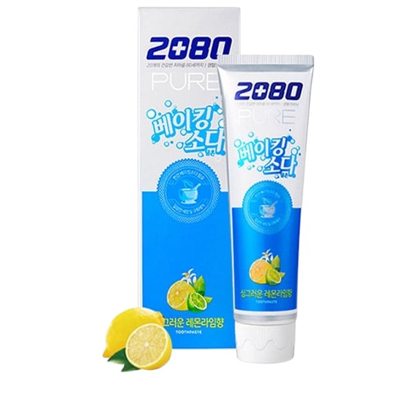 2080 Baking Soda Lemon Lime Blue Toothpaste 125g