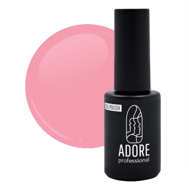 Гель-лак для нігтів рожевий пастельний Adore Professional №243 - Rosy, 8 ml