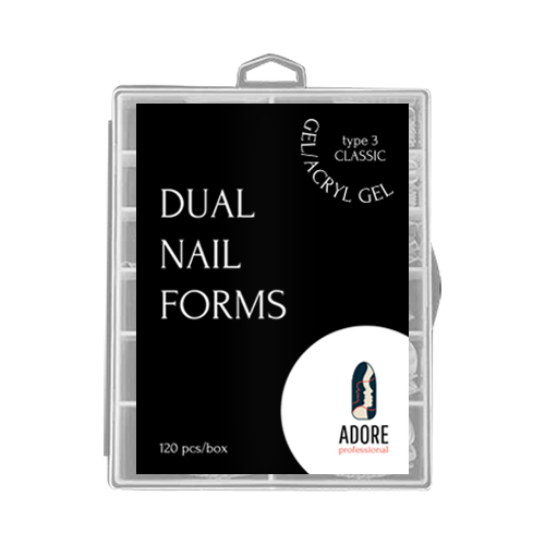 Багаторазові форми для нарощування нігтів Dual Nail Forms Type 3
