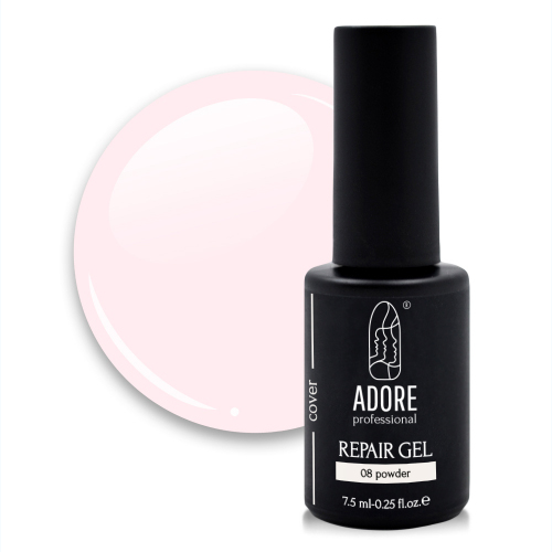 Камуфлюючий гель для зміцнення нігтів Repair Cover Gel №08 - Powder, 7.5 ml