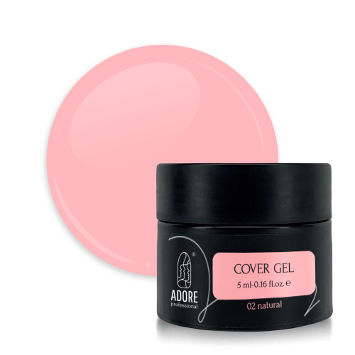 Камуфлюючий гель для нігтів Cover Gel №02 - Natural, 5 ml