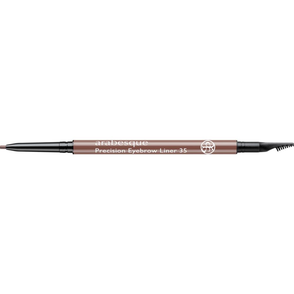 Водостійкий олівець для брів зі щіточкою Precision Eyebrow Liner №35 Taupe