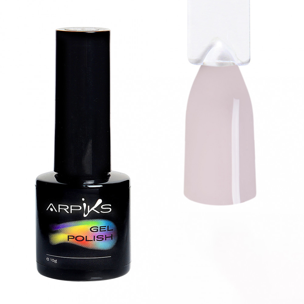 Гель-лак для нігтів Arpiks Бежева холодна пастель, 10 g