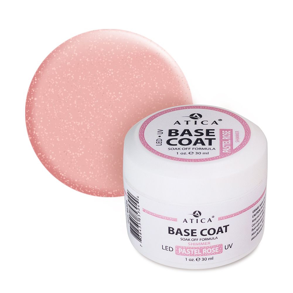 Камуфлююча база Base Gel Pastel Rose Soak Off, 30 ml
