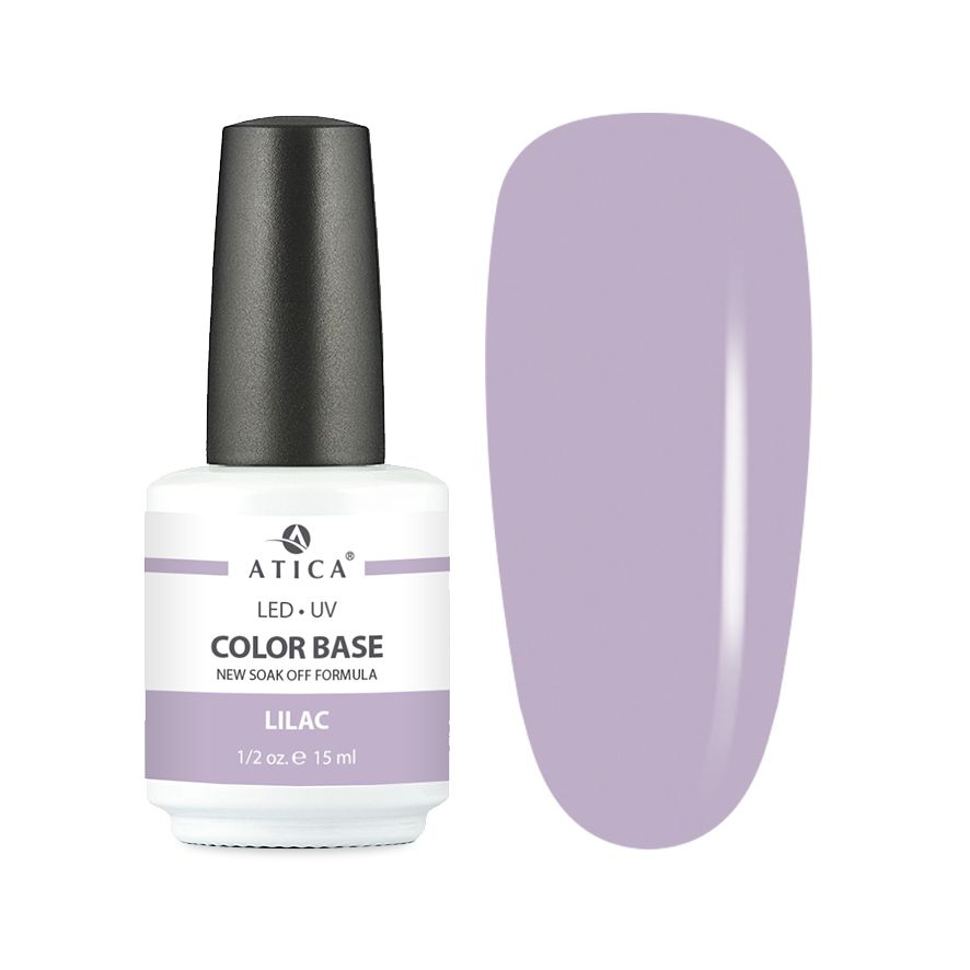 Кольорова база Color Base Lilac Soak Off, 15 ml