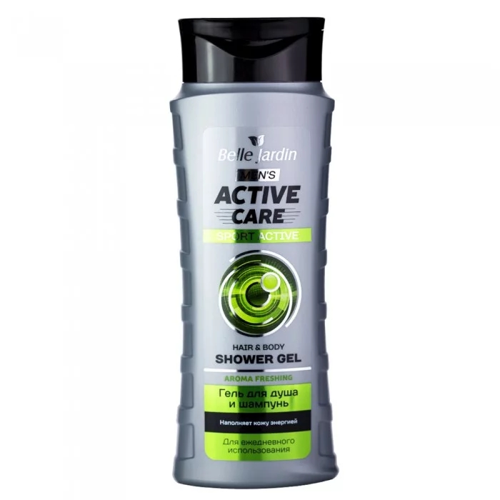 Шампунь для волосся і гель для душу концентрований Sport Active For Men Belle Jardin