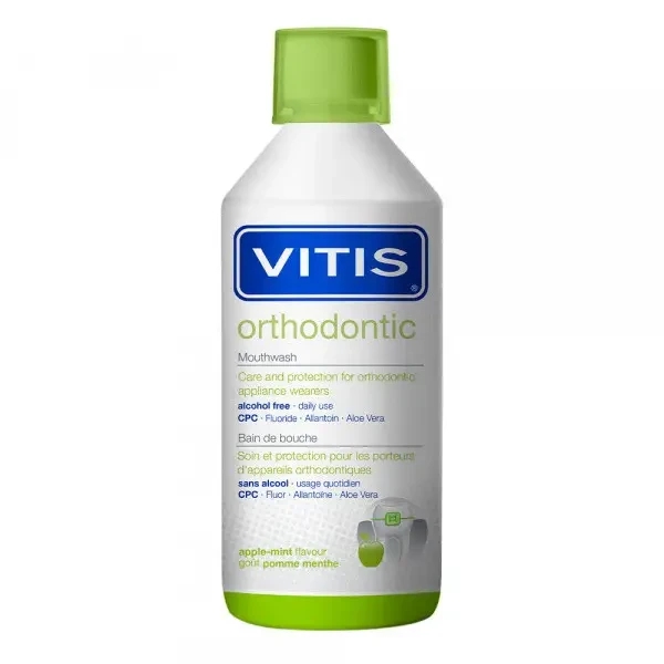 Ополіскувач для рота VITIS ORTHODONTIC 500 мл, вітис ортодонтичний, для брекетів
