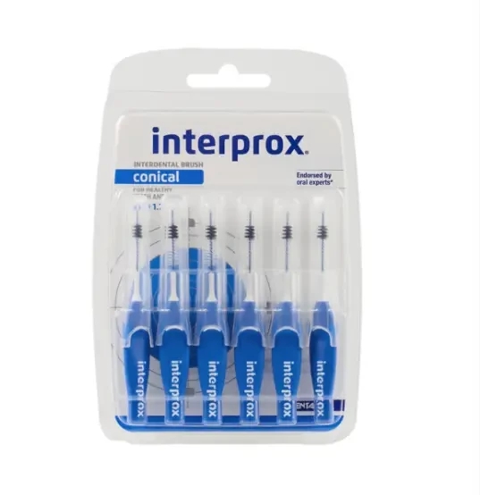 Міжзубні щітки INTERPROX 4G CONICAL для чищення міжзубних проміжків 1.7 мм 6 шт