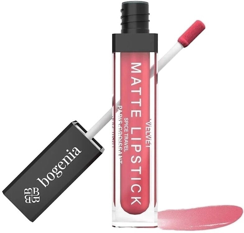 Рідка помада для губ Liquid Matte Lipstick Spice Travel BG720 №002 Paris Croissant