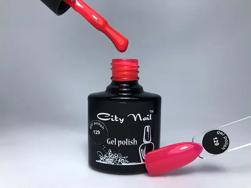 Оранжевий гель лак City Nail 129 10мл