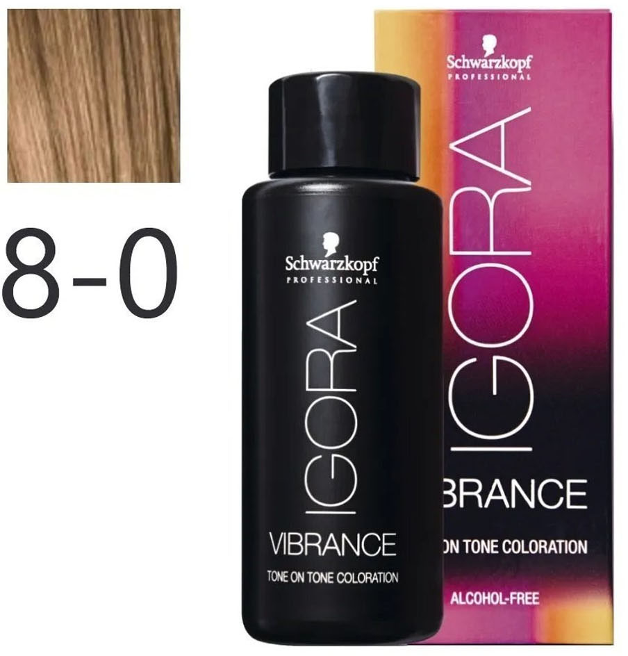 Фарба для волосся Vibrance Alcohol-Free №8-0