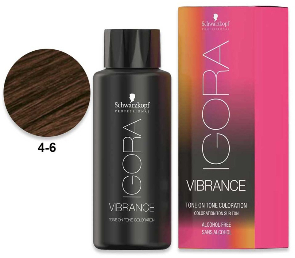 Фарба для волосся Vibrance Alcohol-Free №4-6