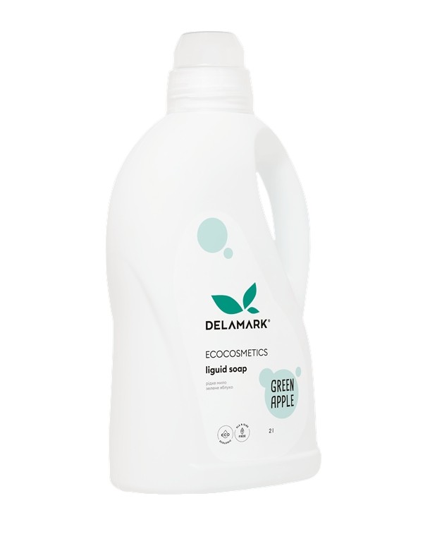 Рідке мило для рук і тіла Зелене яблуко Liquid Soap Green Apple