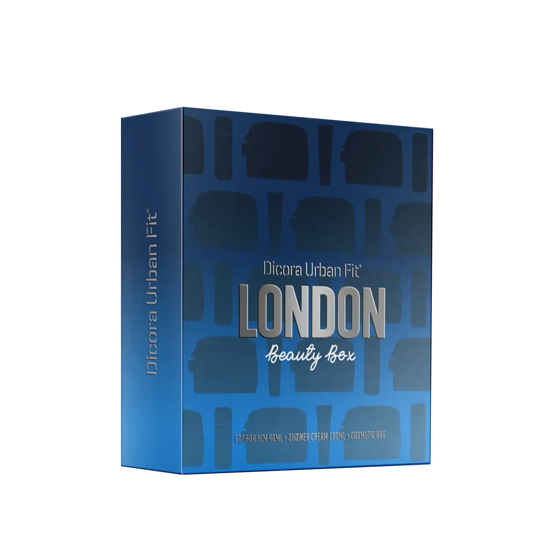 Чоловічий набір туалетна вода + гель для душу + косметичка London Beauty Box