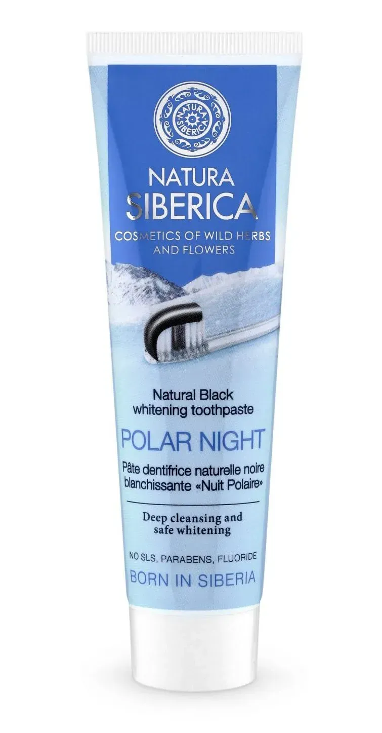 Зубна паста чорна відбілююча Natural Black Whitening Toothpaste