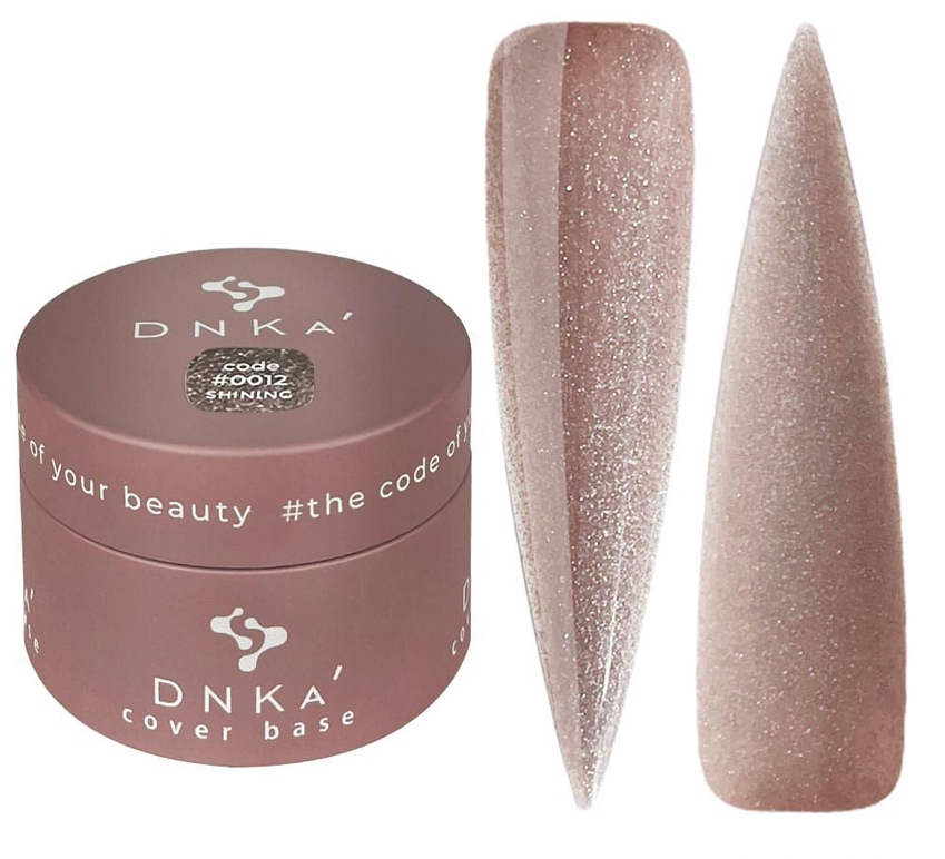 Камуфлююча база для нігтів DNKa Cover Base №0012 Shining, 30 ml