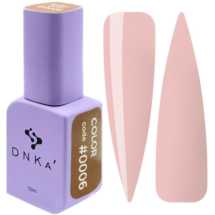 Гель-лак для нігтів DNKa Gel Polish Color №0006, 12 ml