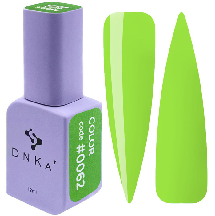 Гель-лак для нігтів DNKa Gel Polish Color №0062, 12 ml