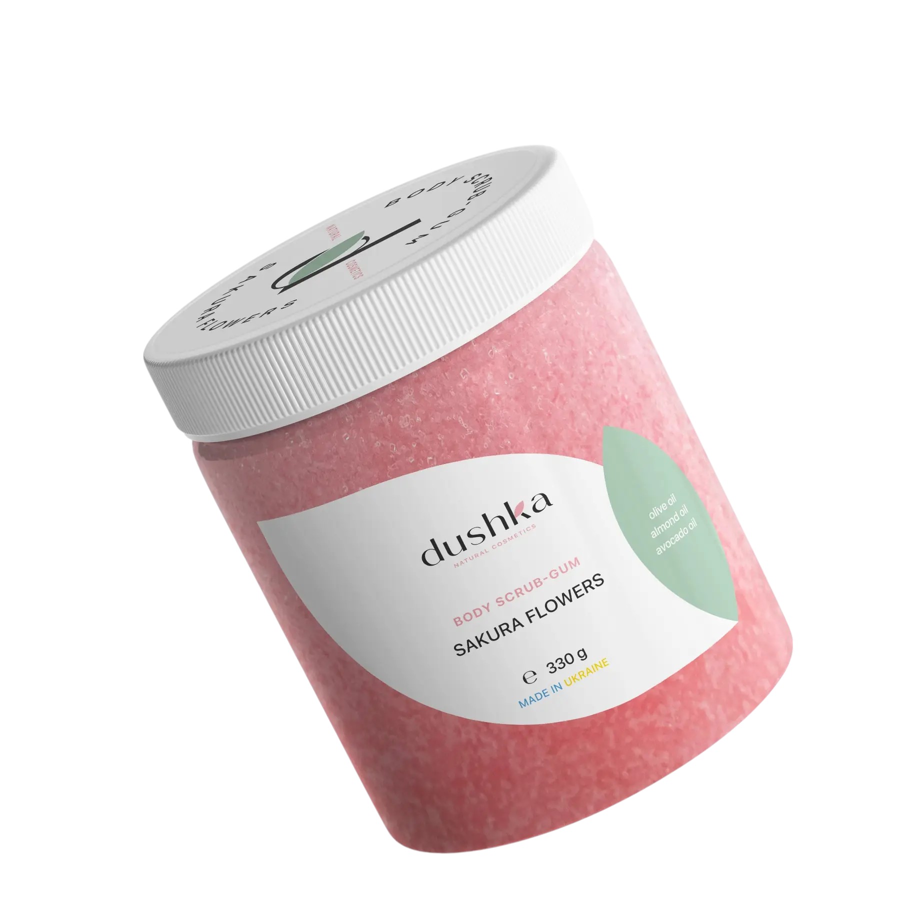 Скраб-жуйка для тіла Body Scrub-Gum Sakura Flowers