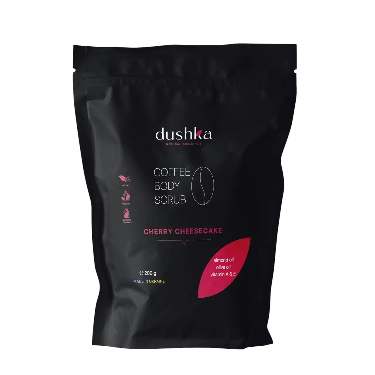 Кавовий скраб для тіла Coffee Body Scrub Cherry Cheesecake