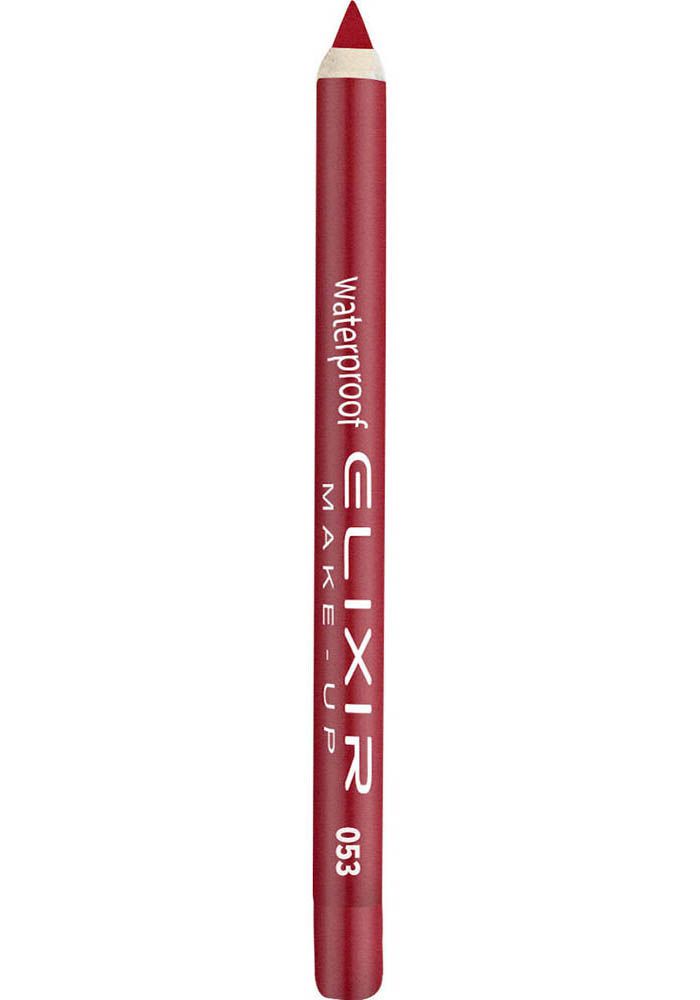 Олівець для губ водостійкий Waterproof Lip Pencil №053 Vermillion Red