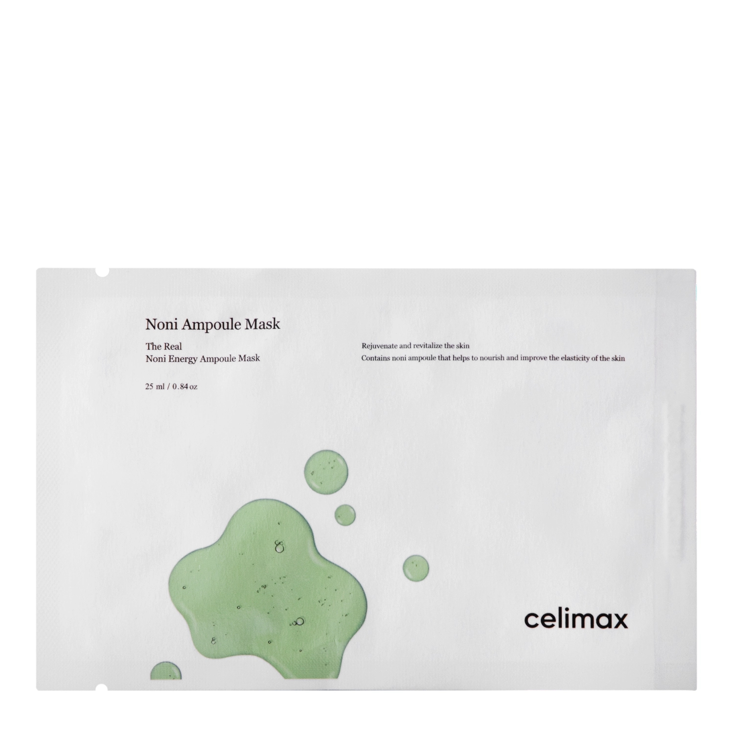 Живильна маска з екстрактом ноні The Real Noni Energy Ampoule Mask