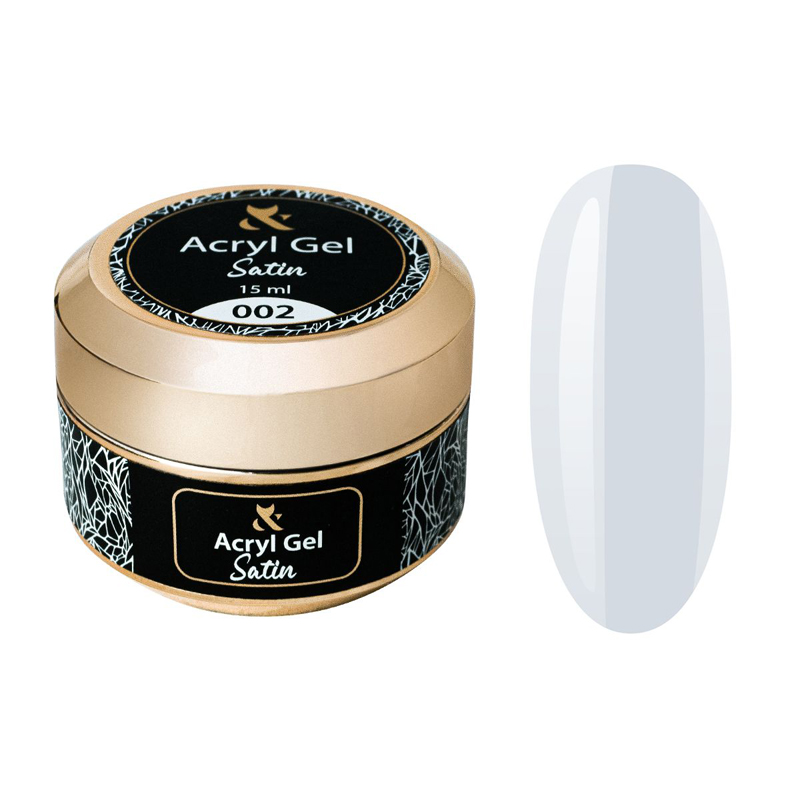 Акригель для нігтів F.O.X Acryl Gel Satin №002, 15 ml