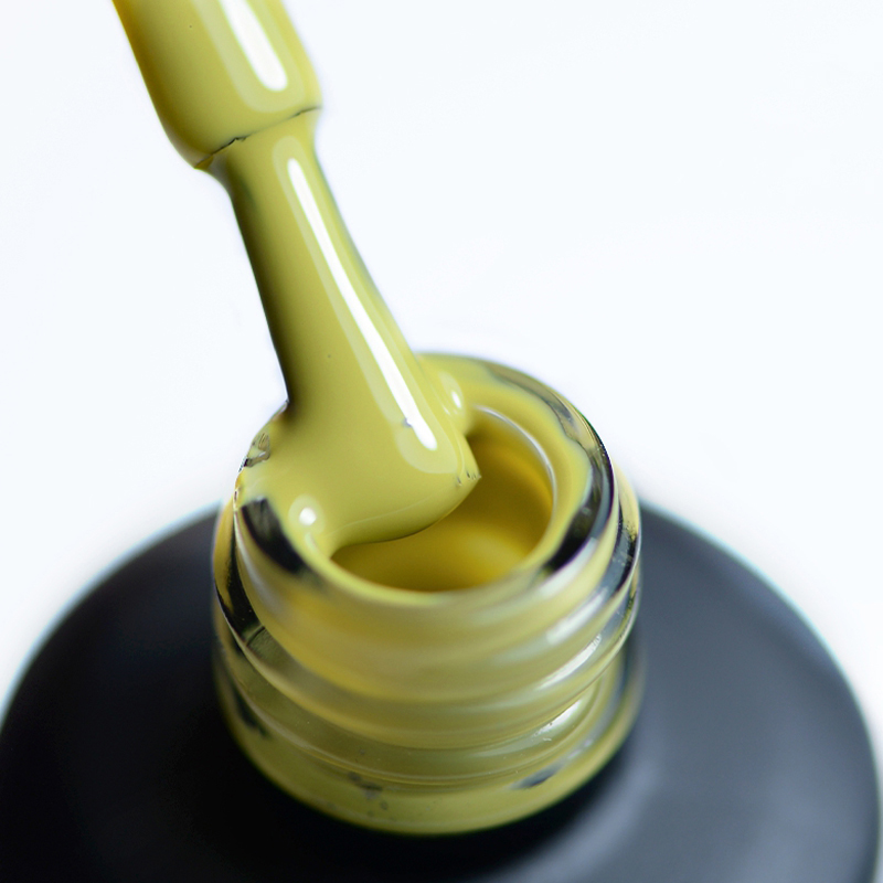 Гель-лак для нігтів жовто-оливковий GLOSS Gel Polish №703, 11 ml