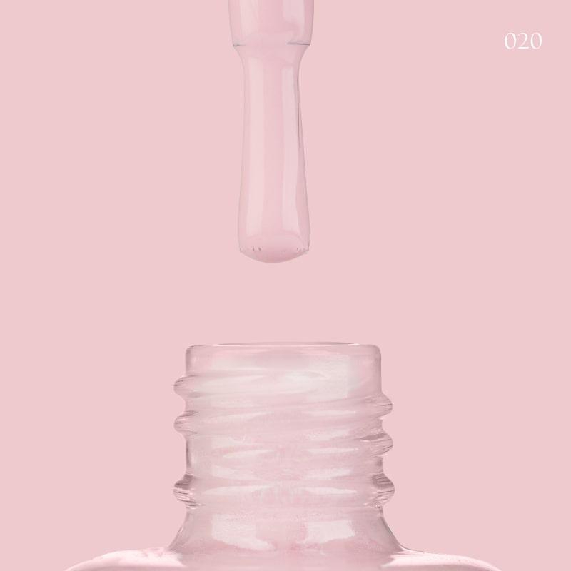 Лак для нігтів рожевий GLOSS Lacquer Nail Polish №020, 11 ml