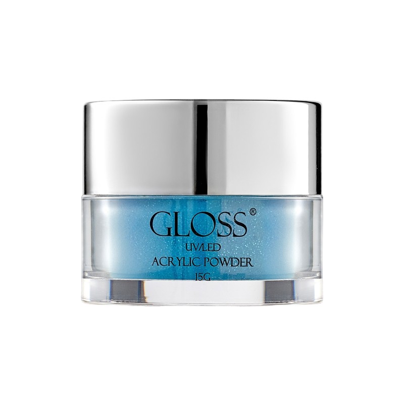 Акрилова пудра блакитна GLOSS Acrylic Powder №025, 15 g