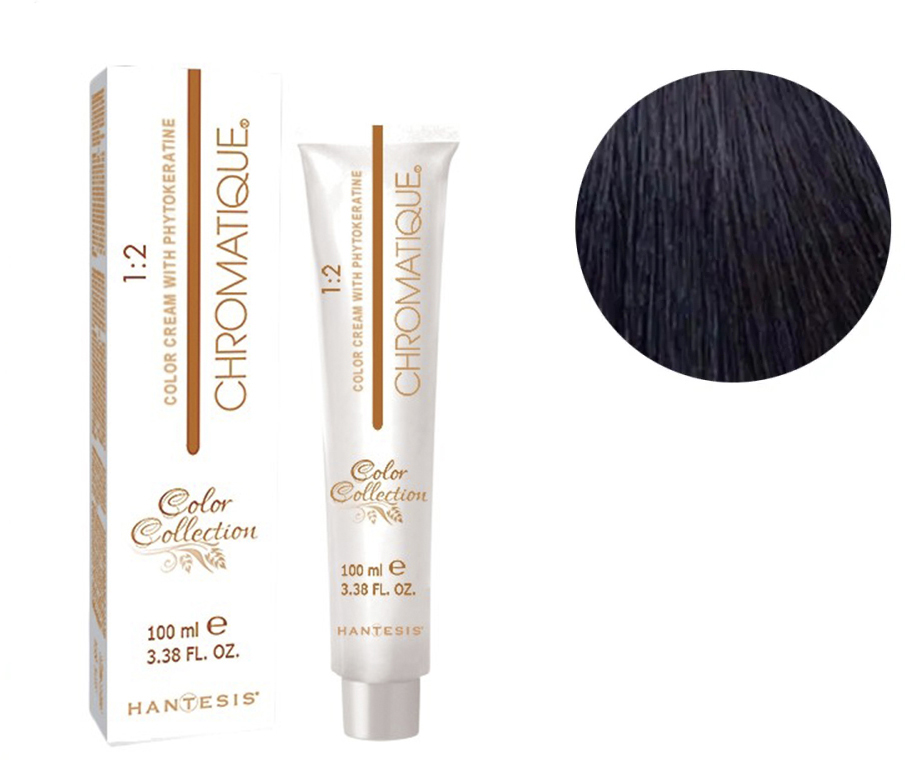 Крем-фарба для волосся з фітокератином золотиста коричнева Color Cream With Phytokeratine №4.3