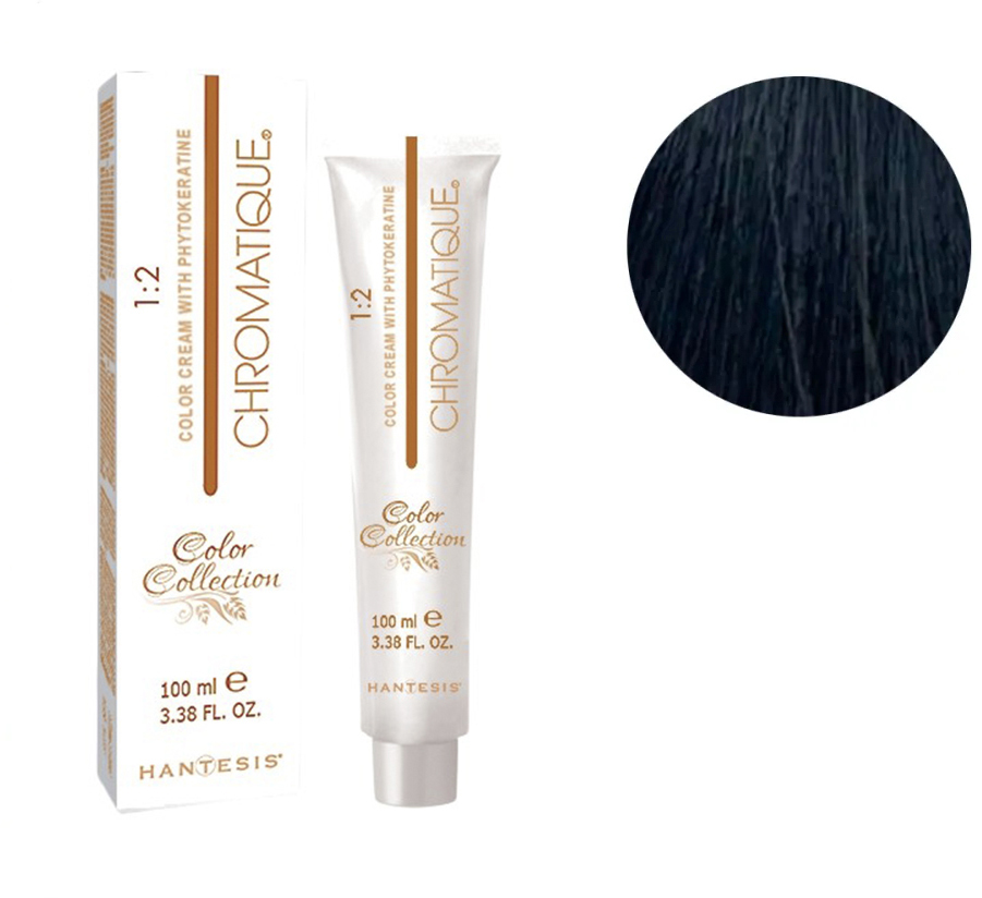 Крем-фарба для волосся з фітокератином світла попеляста коричнева Color Cream With Phytokeratine №5.1