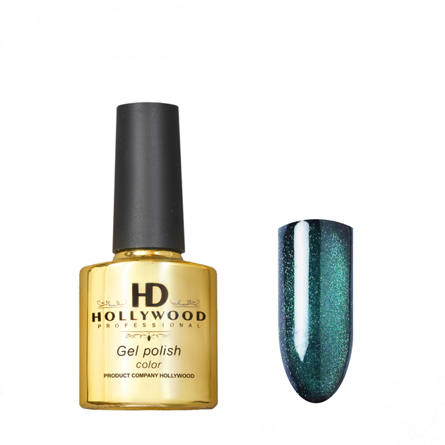 Гель лак для нігтів Котяче око HD Hollywood Gel Polish Color №8, 8 ml