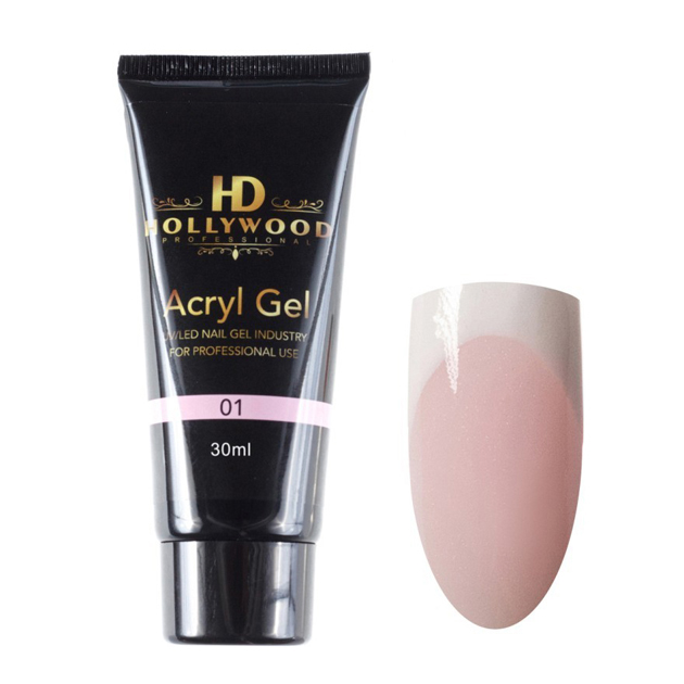 Акрил-гель для нігтів HD Hollywood Acryl Gel №1, 30 ml