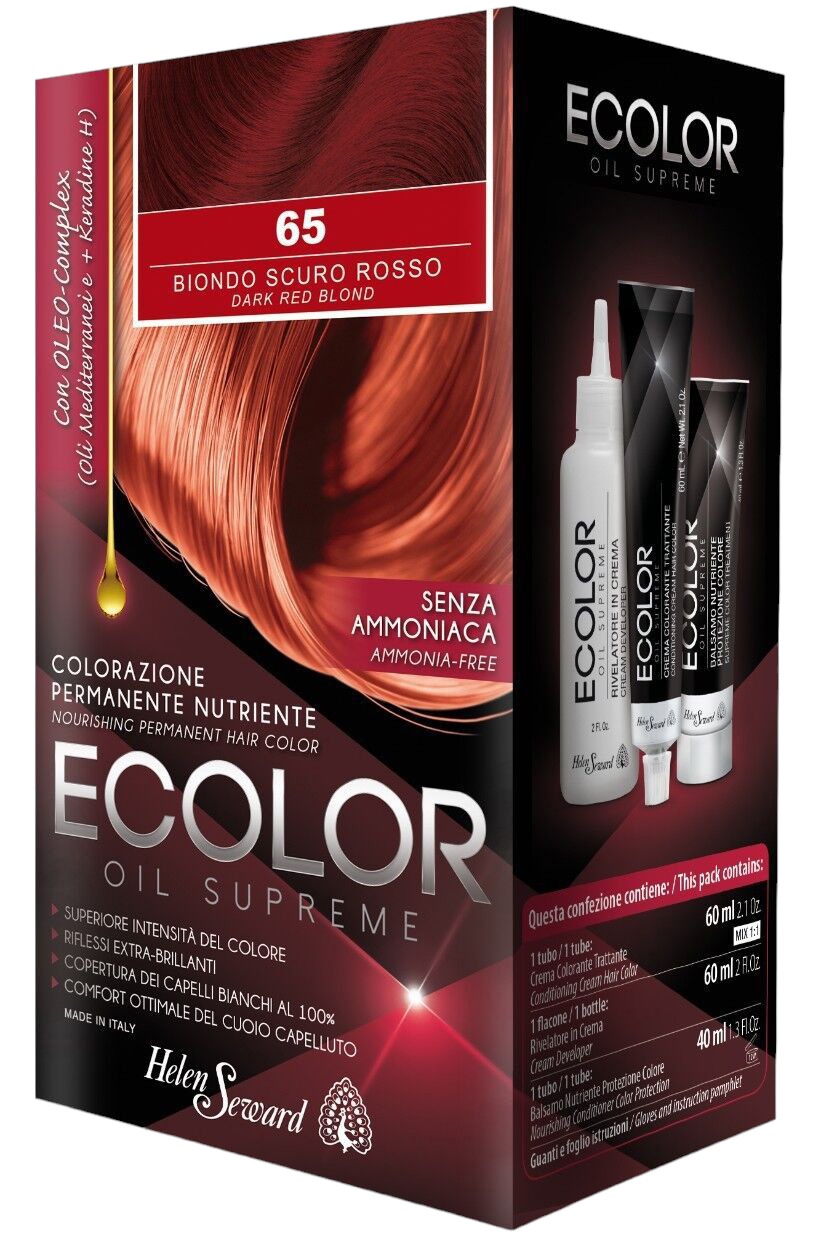 Набір для фарбування волосся Ecolor Oil Supreme Dark Red Blond