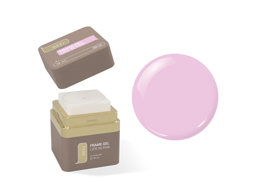 Гель для нарощування HEYLOVE Frame Gel Life in Pink 30 мл