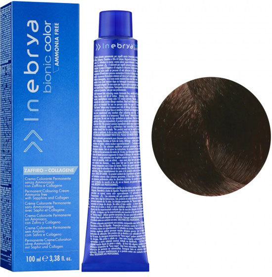 Крем-фарба для волосся без амiаку Permanent Colouring Cream №6/7 Bitter Chocolate