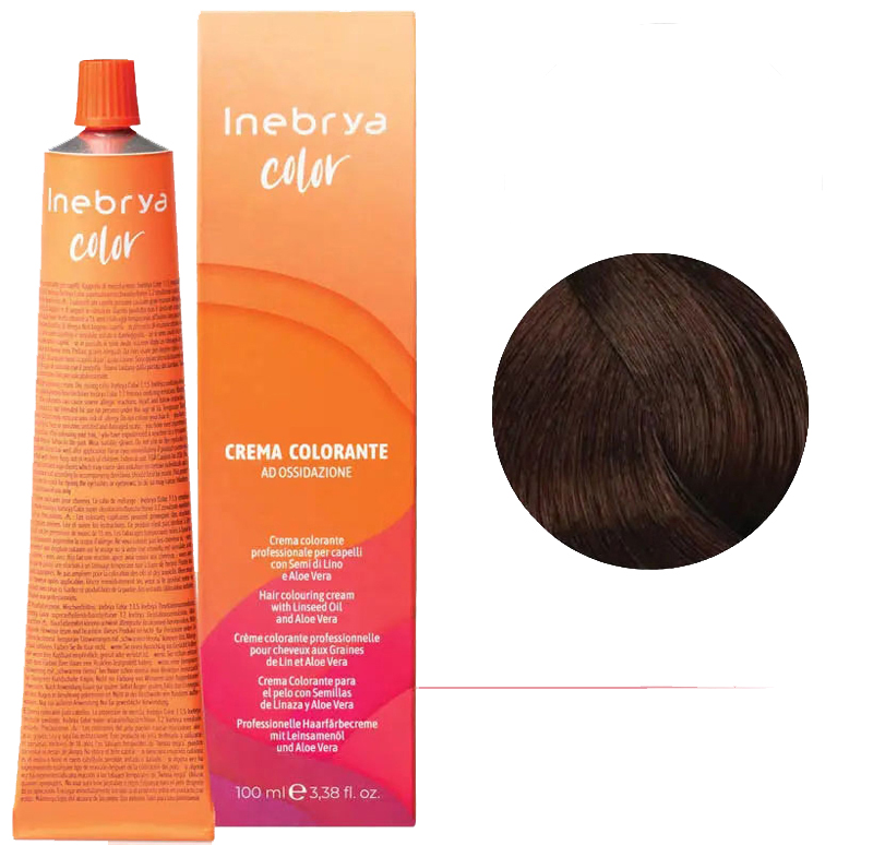 Крем-фарба для волосся з аміаком Hair Colouring Cream №7/7 Blonde Brown (Hazelnut)