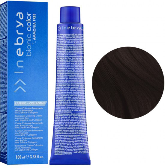 Крем-фарба для волосся без амiаку Permanent Colouring Cream №5/00 Intense Light Chestnut