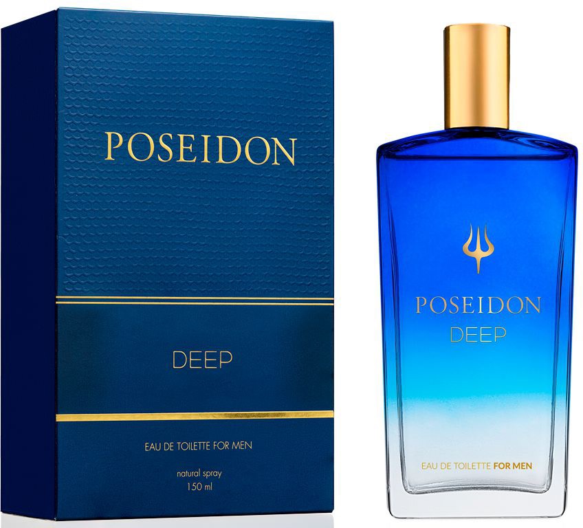 Туалетна вода з деревно-пряним ароматом Poseidon Deep